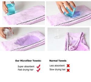 Microfiber Hair Towels